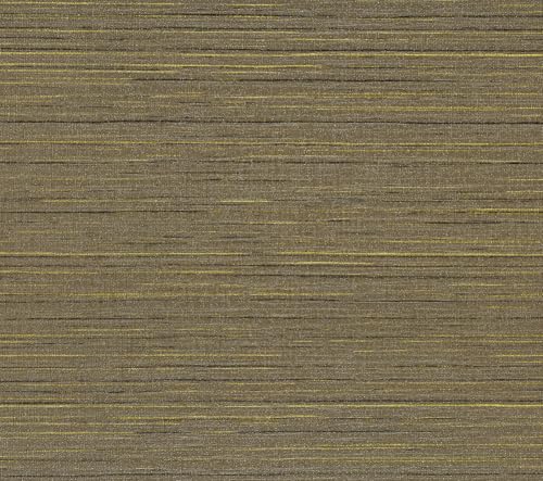 ReWallpaper Gold Grasscloth Peel and Stick Wallpaper Brown Taupe Textured Classic Faux Grass Cloth Wall Paper Rolls for Walls Bathroom Waterproof Vinyl Wrap Self Adhesive Contact Paper 177in65ft - Image 1