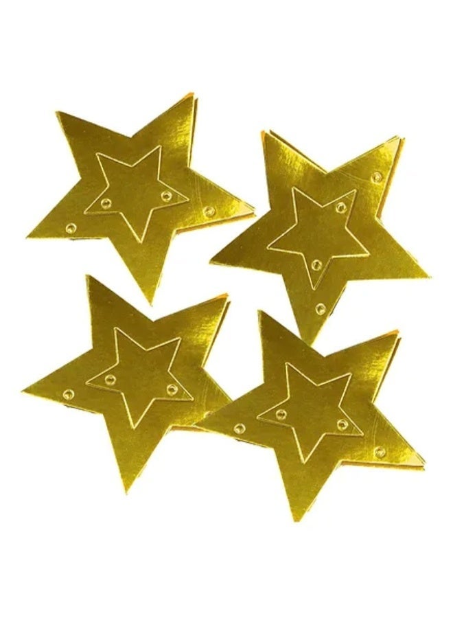 Italo Star Hanging Decoration – Gold Metallic Star Ornament for Party, Christmas, Wedding, Birthday & Home Décor - Image 1