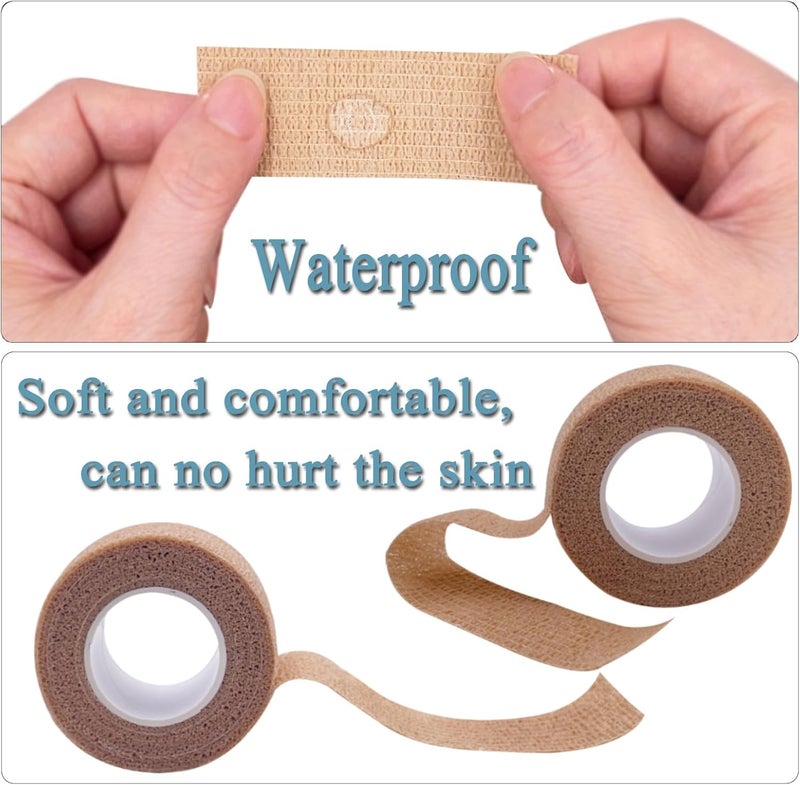 HerMia 12 Rolls Self Adhesive Bandage Wrap 1 Inch Self Adherent Wrap Self Stick Bandages Wrap Stretch Bandage for Wrist Ankle Swelling Sprains - Image 5