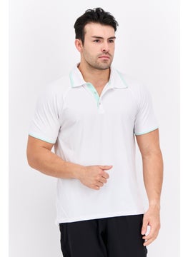 Men Sportswear Fit Short Sleeve Outdoor Polo Shirt, White
