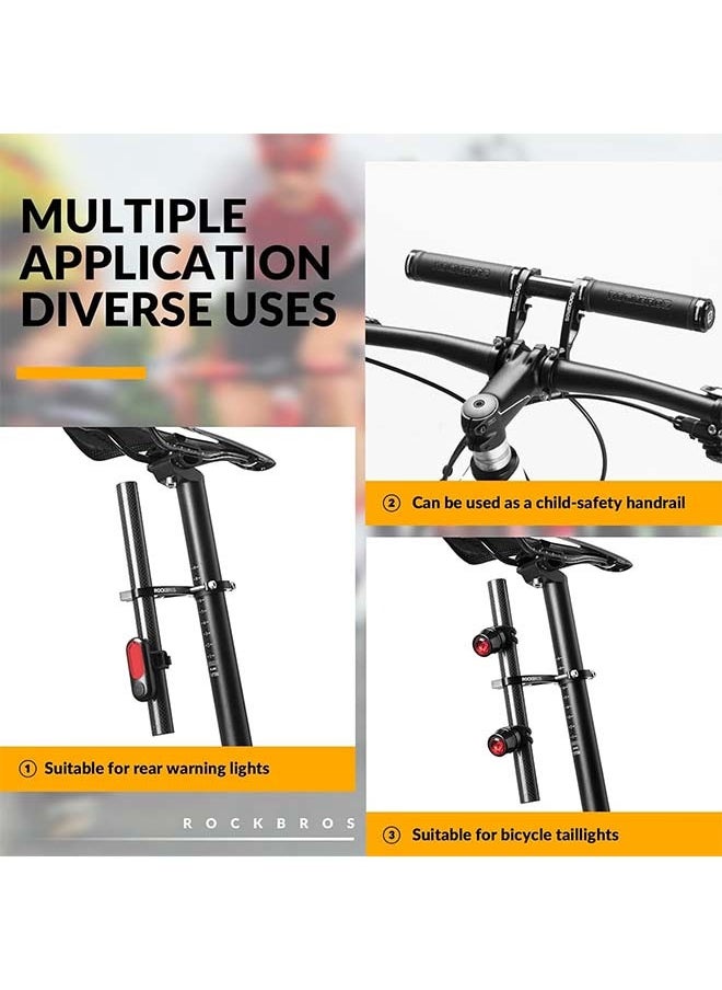 Rockbros ROCKBROS Bike Handlebar Extender Handlebar Extension Double Bike Handlebar Bracket Lightweight Durable for Holding Bicycle Speedometer, GPS, Phone Mount Holder  - Image 5