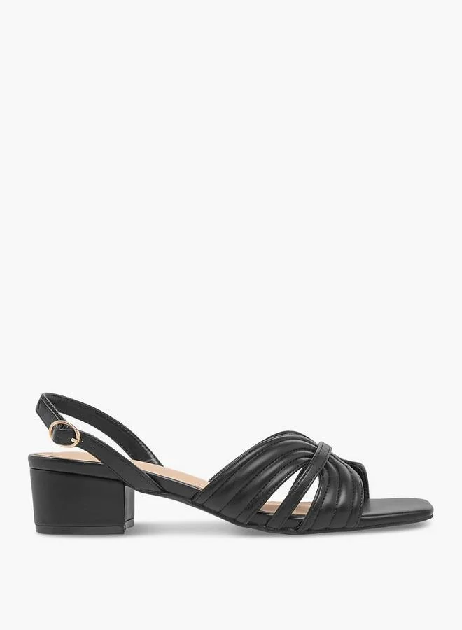 Women Block Heel Strap Sandals