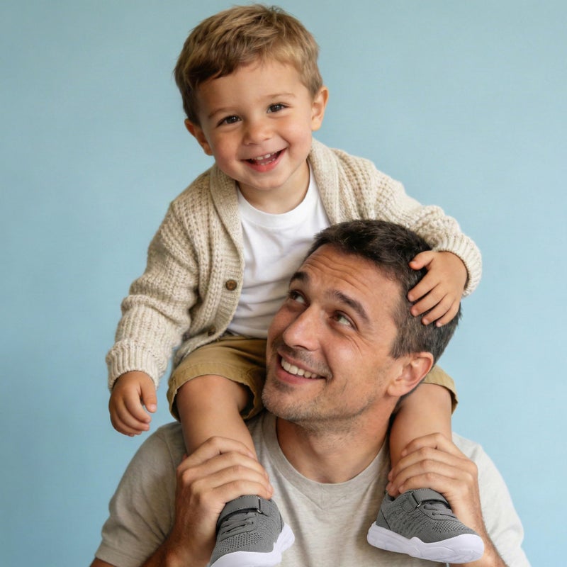 relxfeet Toddler Boys Girls Shoes Barefoot Sneakers Fashion Lightweight Breathable Tennis Walking Shoes Wide Toe Box Normal Gray Size 6 - Image 2