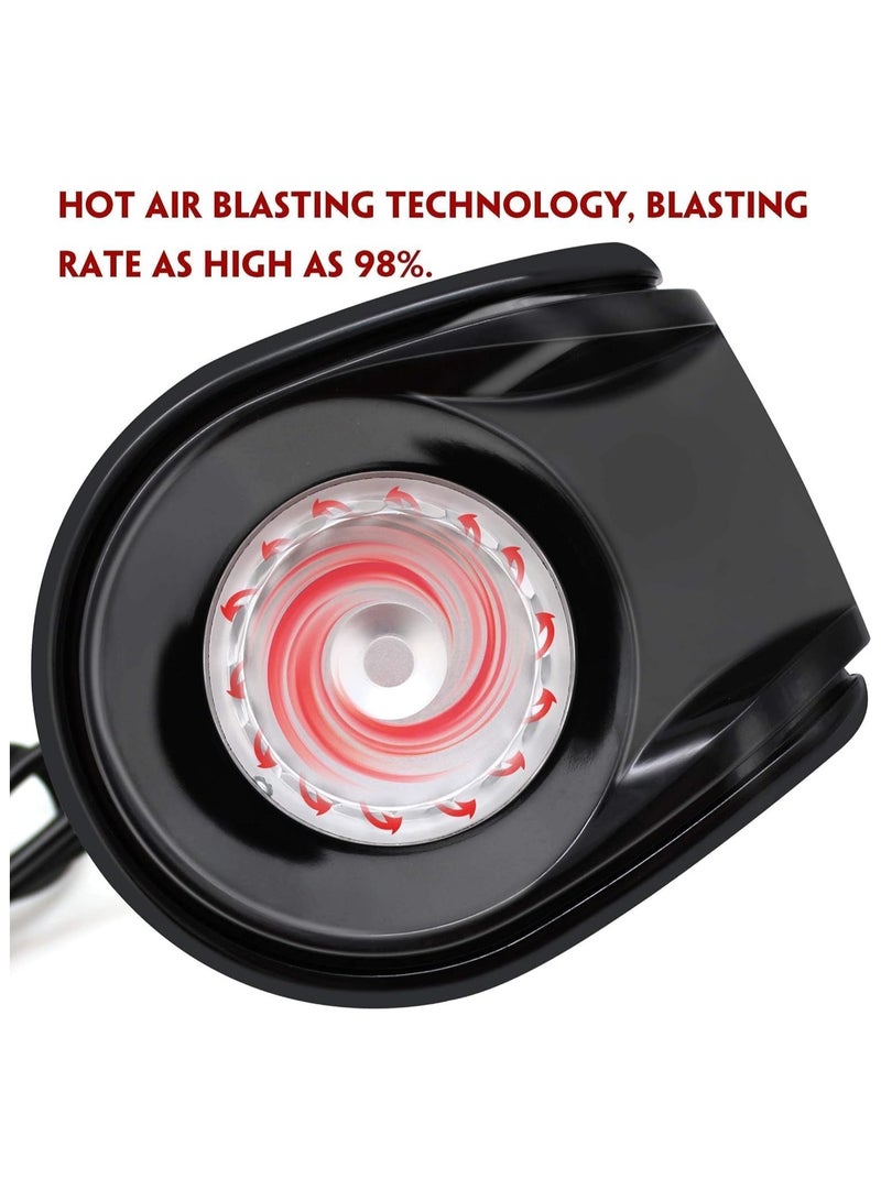 نيو آلة صنع الفشار الكهربائية بوبر الهواء الساخن، لا حاجة للزيت، وجبة خفيفة صحية ولذيذة للأطفال والكبار، وجبة خفيفة للحفلات المنزلية، رائعة لعقد الحفلات في المنزل ومشاهدة الأفلام مع العائلة - Image 5