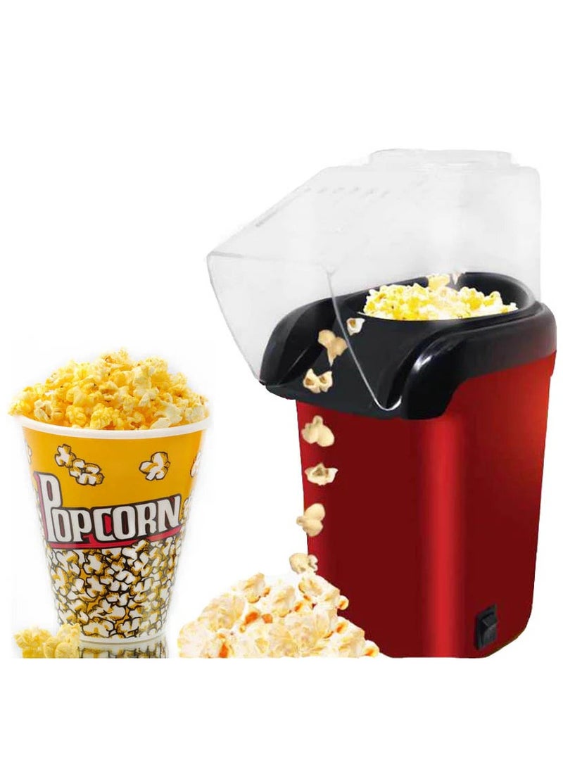 نيو آلة صنع الفشار الكهربائية بوبر الهواء الساخن، لا حاجة للزيت، وجبة خفيفة صحية ولذيذة للأطفال والكبار، وجبة خفيفة للحفلات المنزلية، رائعة لعقد الحفلات في المنزل ومشاهدة الأفلام مع العائلة - Image 1