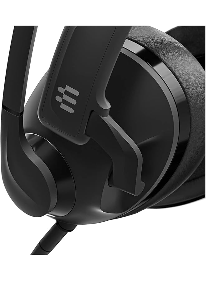 EPOS H3 Closed Acoustic Gaming Headset With Noise Cancelling Microphone Plug & Play Audio Over Ear Cup Adjustable Ergonomic For Pc Mac Ps4 Ps5 Switch Xbox Onyx Black Ghost White - Image 4