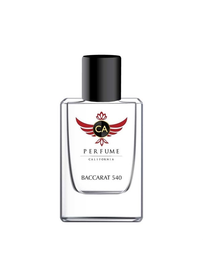 CA Perfume Impression of Maison Francis K. Baccarat 540 For Men Replica Version Fragrance Dupes Concentrated Long Lasting Eau de Parfum Spray Refillable Atomizer Bottle 1.7 Fl Oz/50ml-X1 - Image 1