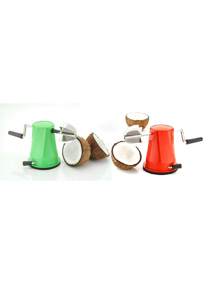 ONTRIP ONTRIP Fiber Coconut Scraper Coconut scrapers Machine Coconut scrapers Latest Coconut graters Coconut graters for Kitchen Coconut Scrapper 1 pcs  - Image 2