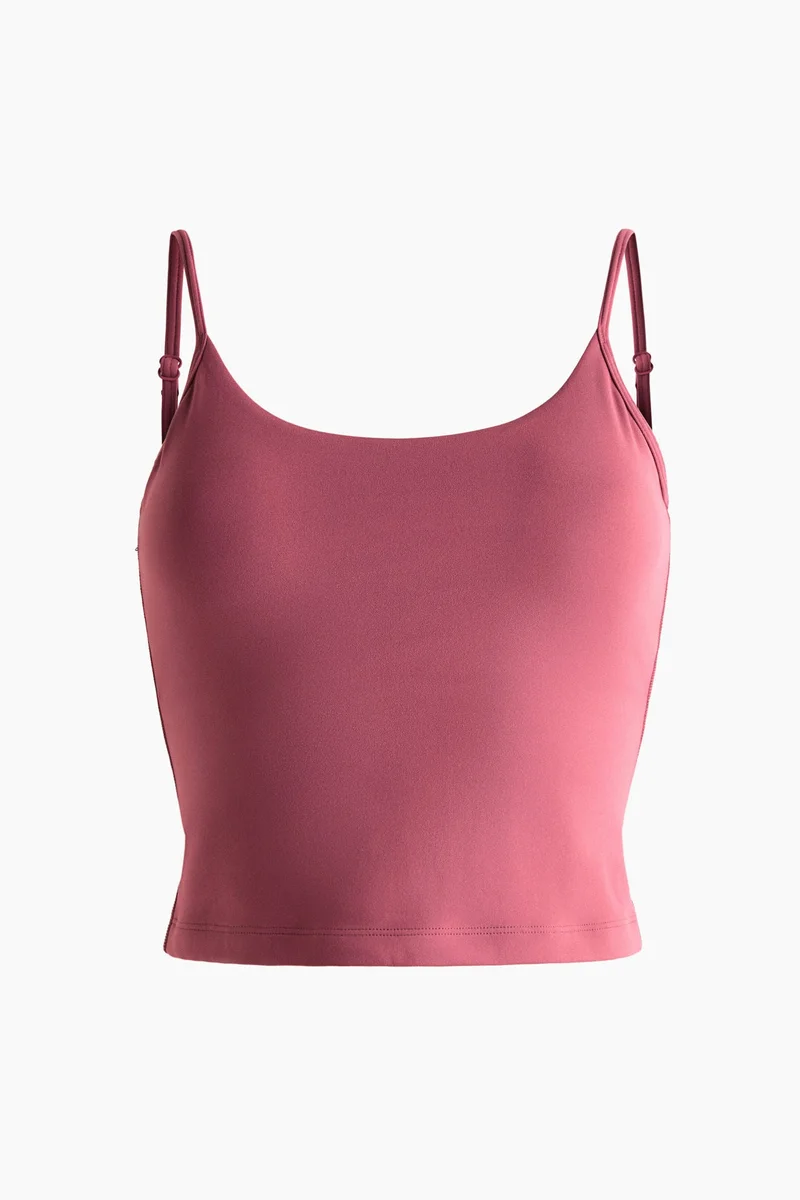 H&M  Integral-bra sports strappy top with SoftMove™ for Women | Best Price UAE