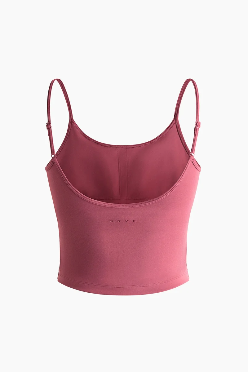H&M  Integral-bra sports strappy top with SoftMove™ for Women | Best Price UAE