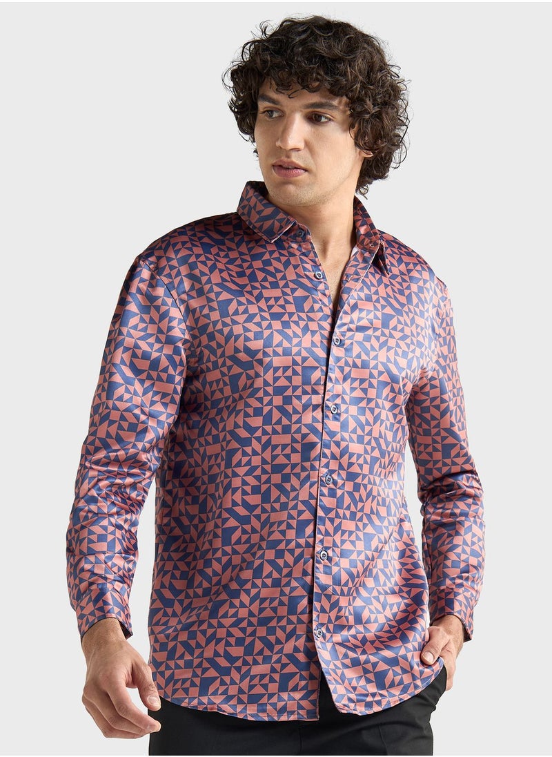 FAV - Printed  Regular Fit Shirt - Image 1