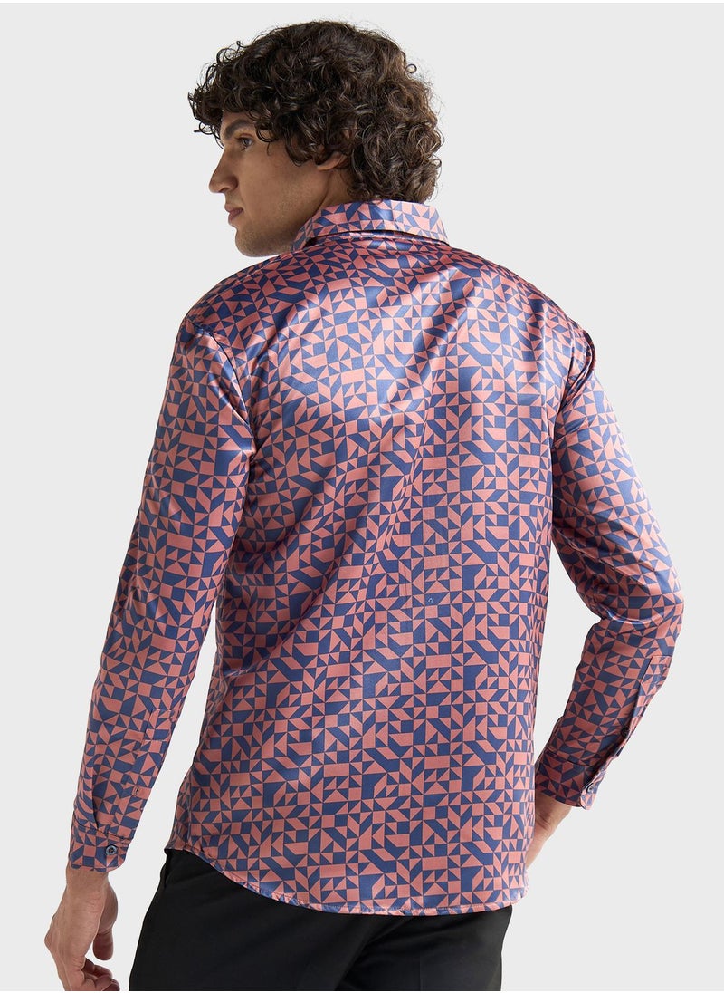 FAV - Printed  Regular Fit Shirt - Image 1
