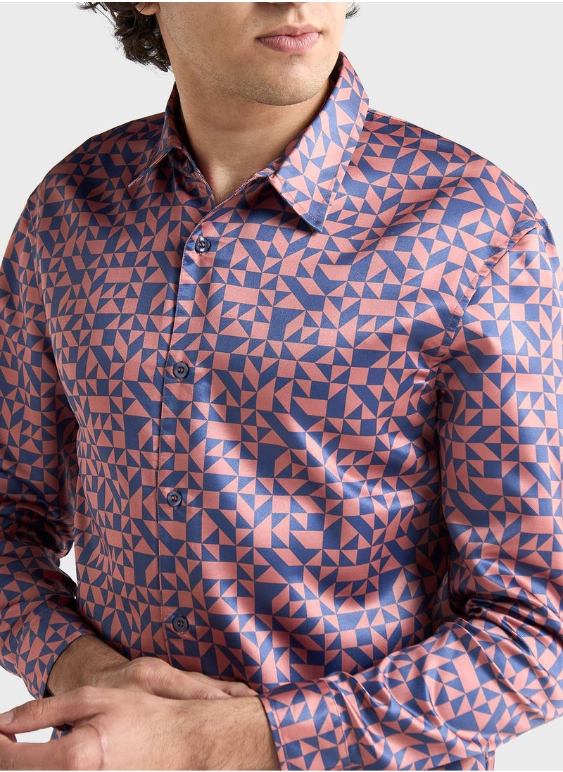 FAV - Printed  Regular Fit Shirt - Image 1