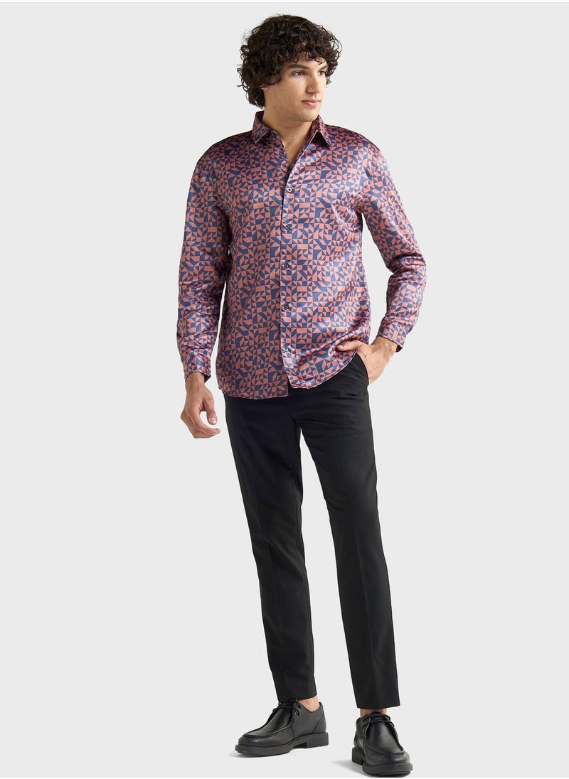 FAV - Printed  Regular Fit Shirt - Image 1