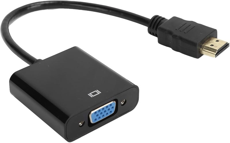 Black VGA To HDMI Converter Cable With Anti Interference For HDTV Projector - Image 1