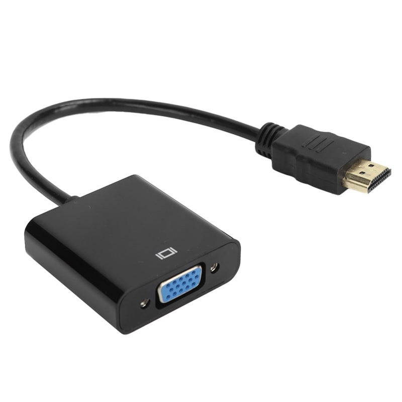 Black VGA To HDMI Converter Cable With Anti Interference For HDTV Projector - Image 2