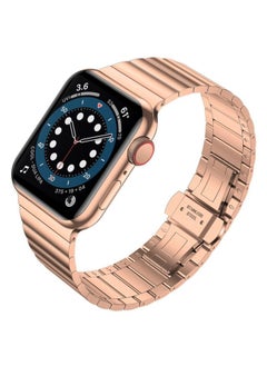 Stainless Steel Band for Apple Watch Series 1,2,3,4,5,6 & SE - Size 38mm/41mm/40mm ROSEGOLD