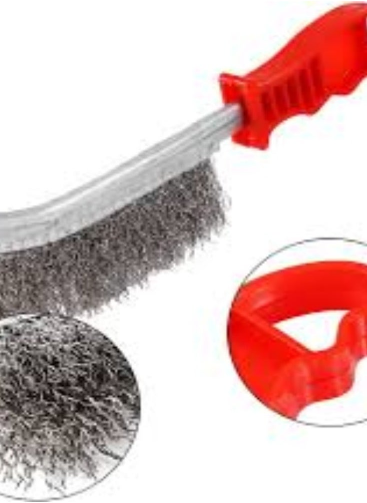 KNP KNP Hand Wire Brush is a versatile and practical tool designed for cleaning, rust removal, and surface preparation tasks.  - Image 2