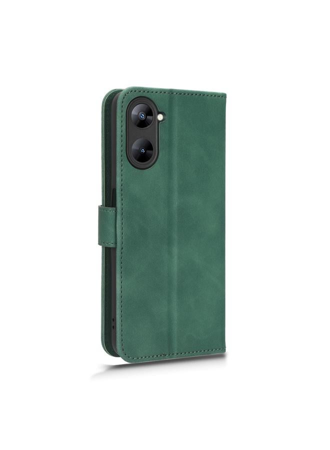 S-TOP Case For Realme V30 / V30T Skin Feel Magnetic Flip Leather Phone Case - Image 3