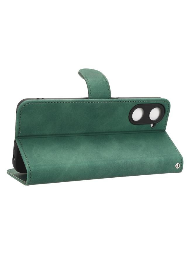 S-TOP Case For Realme V30 / V30T Skin Feel Magnetic Flip Leather Phone Case - Image 5