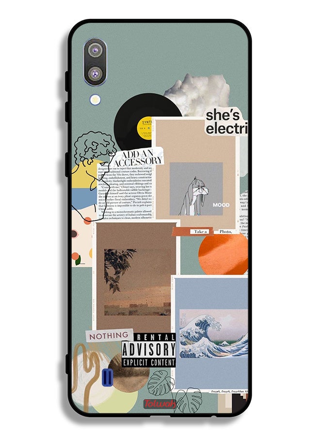 Tolwak Samsung Galaxy M10 Protective Case Cover She Is Electric - Image 2