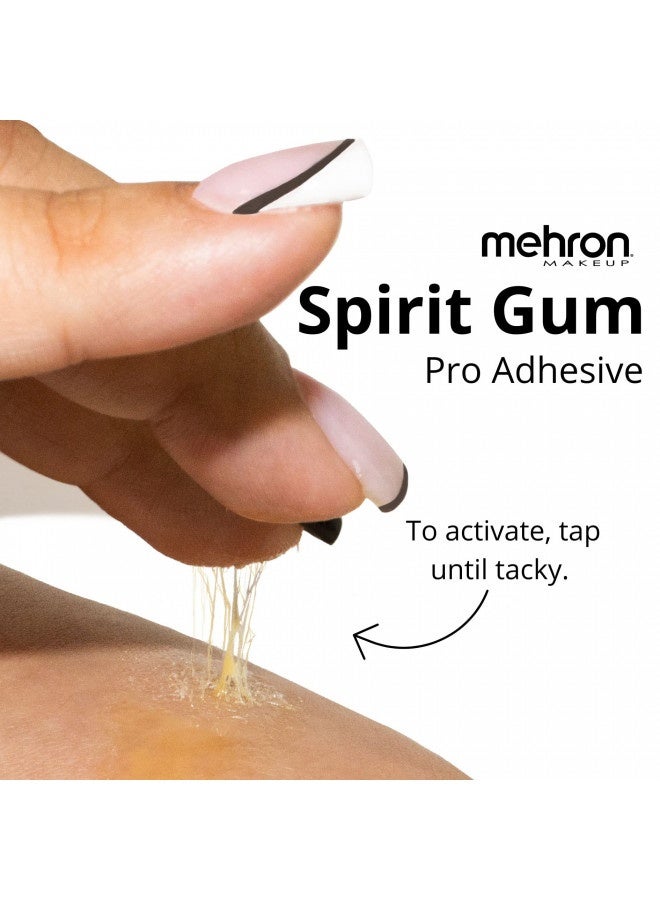 mehron Mehron Makeup Spirit Gum | Spirit Gum Adhesive | Special Fx , Cosplay, , Stage Performance Makeup | Professional Cosmetic Glue Adhesive For Face, Skin, And Body (.125 Oz) - Image 1