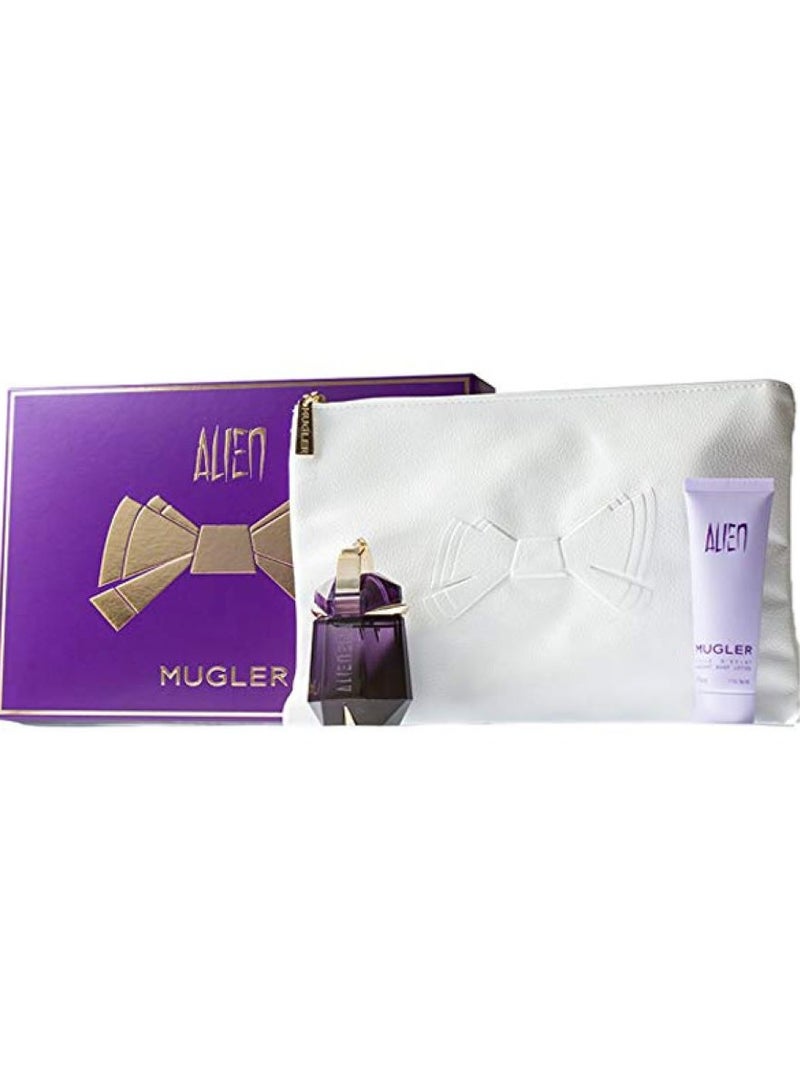 Mugler Thierry Mugler Alien Set (EDP 30ml + BL 50ml + Bag) for Women | Venera Cosmetics