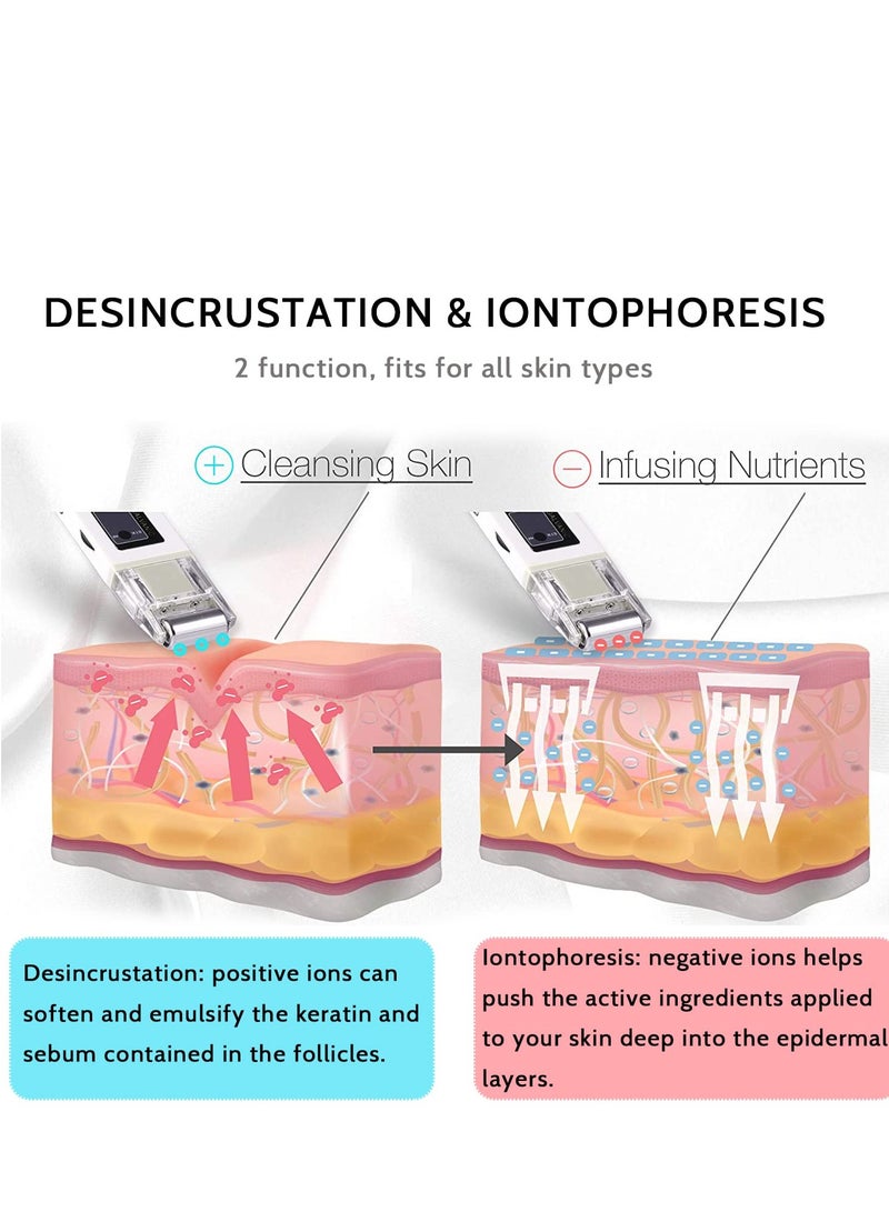 Excefore 2 in 1 Galvanic Skin Firming Machine, Portable Facial Device Anti-Aging Face Lift Massager, Massager Home Use Beauty Salon - Image 3