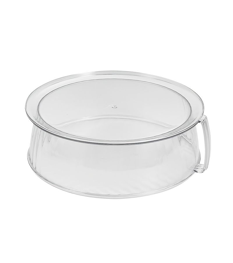 1Pc Multi Functional Microwave Splash Guard Cover Heat Resistant 200C Reusable Food Insulation Lid Stackable Plastic Cover For Vegetables Fruits Dishes Camping Outdoor Bbq Home Use Bpa Free Dishwasher Safe - Image 4