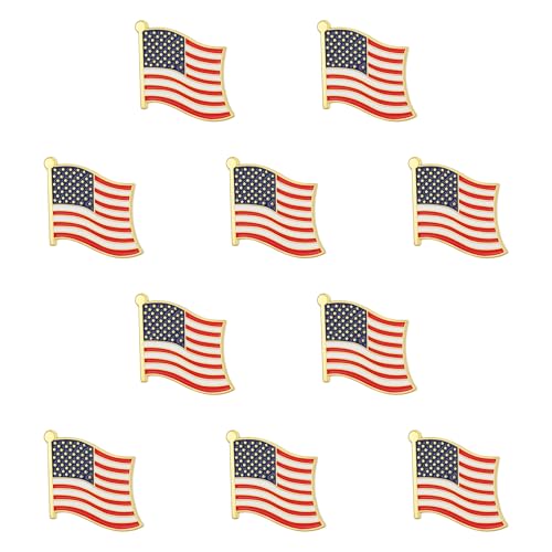 TONOS American Flag Pins – Exquisite American Patriotic Enamel Pin & USA Flags Pin for Suit, Hat. US Flag Badge for Veterans, Military, Memorial Day, 4th of July, Independence Day, Patriotic Gift - Image 1
