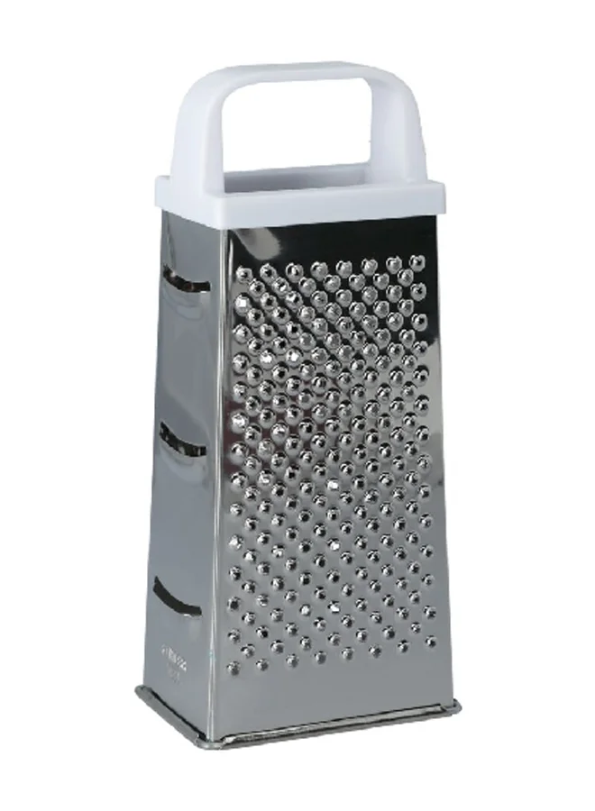 Chef Craft Stainless Steel Pyramid Grater Silver and White 20.6 x 6.4 x 9 cm 21387