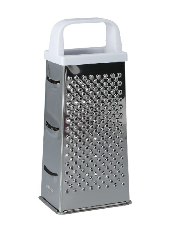 Chef Craft Stainless Steel Pyramid Grater Silver and White 20.6 x 6.4 x 9 cm 21387  - Image 1