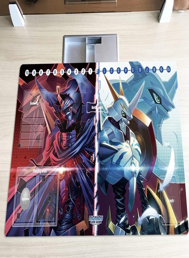 Mlikemat New DTCG Duel Playmat Digimon Diaboromon Trading Card Game TCG CCG Mat Pad + Free Bag (ZD002-582-SM) - Image 3