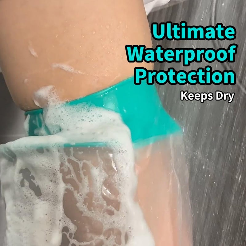 CIVJET Cast Covers for Shower Leg, Waterproof Cast Cover for Showering/Swimming, Cast Protector for Shower Leg Adult, Water Proof Shower Boots for Foot after Surgery, Knee, Ankle, Boot (Diameter-7.9") - Image 3
