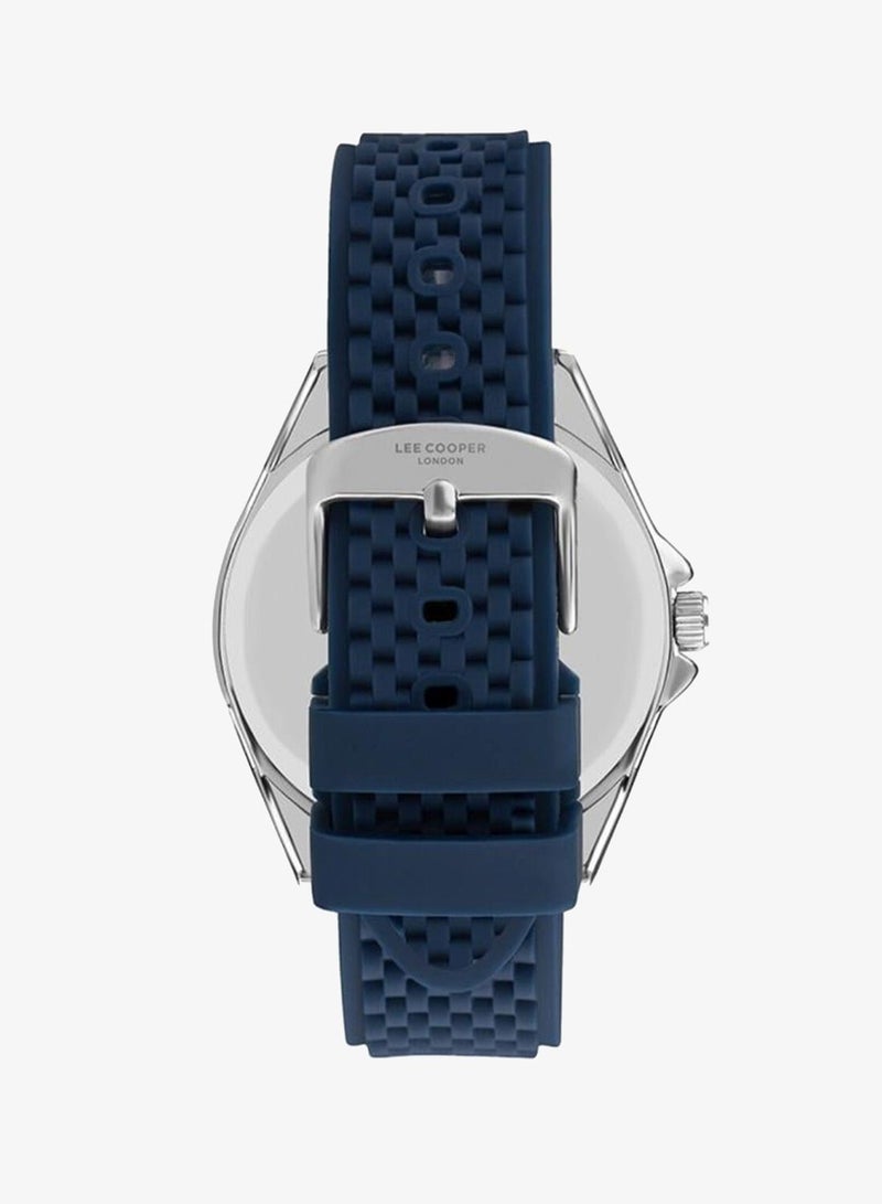 Lee Cooper Men's Silicone Analog Watch LC07361.599 - 45 mm - Image 3