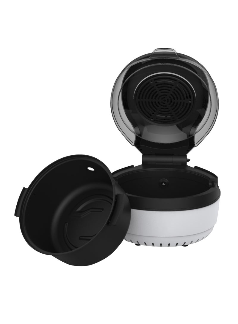 فليكسي مقلاة هوائيةمقلاة هوائية رقمية 10 لتر 1300 وات مع نافذة عرض من الفولاذ المقاوم للصدأ ثلاثية الطبخ غير لاصقة صحية  - Image 3