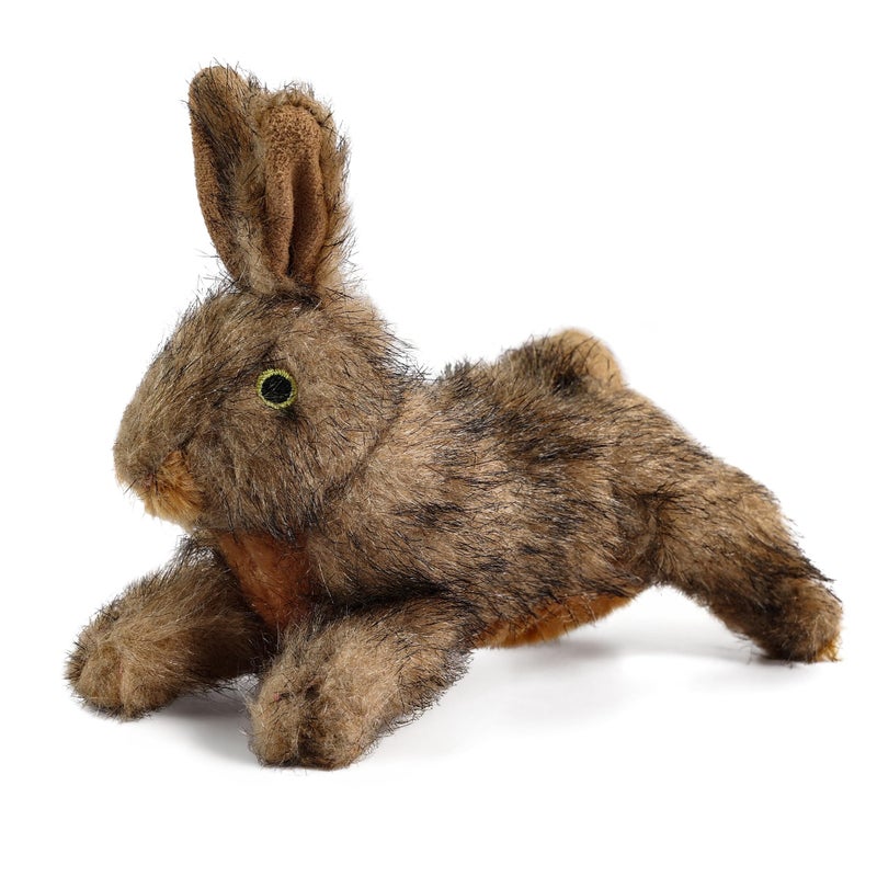 ALL FOR PAWS Squeaky Dog Toys Dog Stuffed Animal Toys Plush Toy for Small Medium Large Dogs Puppy Chew Toy with Squeaker Brown RabbitS - Image 2