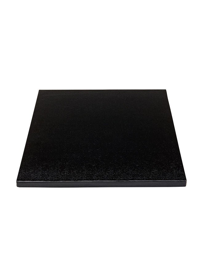 Restaurantware Pastry Tek 8 Inch Cake Board, 1 Durable Cake Drum - Square, Covered Edges, Black Paper Cake Base, Disposable, For Birthdays, Weddings, Or Parties - Image 4