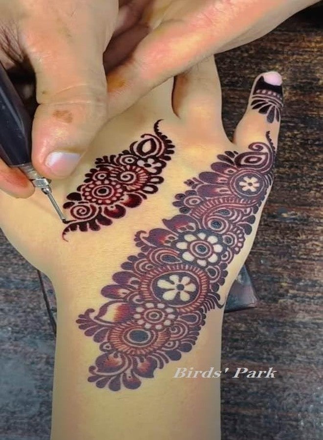Birds' Park Henna Needle plastic hub - 6 pcs - Best Needle Ever Used for Best Result for Heena Lovers *Birds' Park* - Image 1