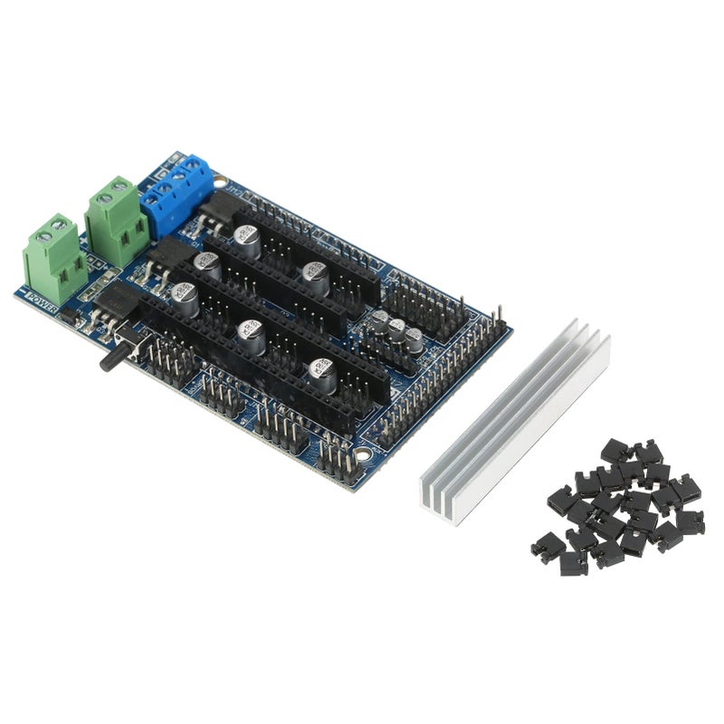Ramps 1 6 4 Layer Control Panel Motherboard with Heatsink for 3D Printer Parts - Image 4