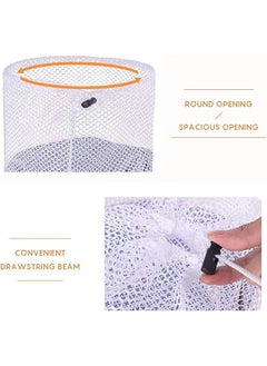 Bukela BUKELA 4PCS Mesh Laundry Bags Laundry Net Bag Drawstring Reusable Durable Washing Net Bag for Clothes Underwear Delicates Socks Baby Clothes Bra Shoes Knitted Garments  - Image 5