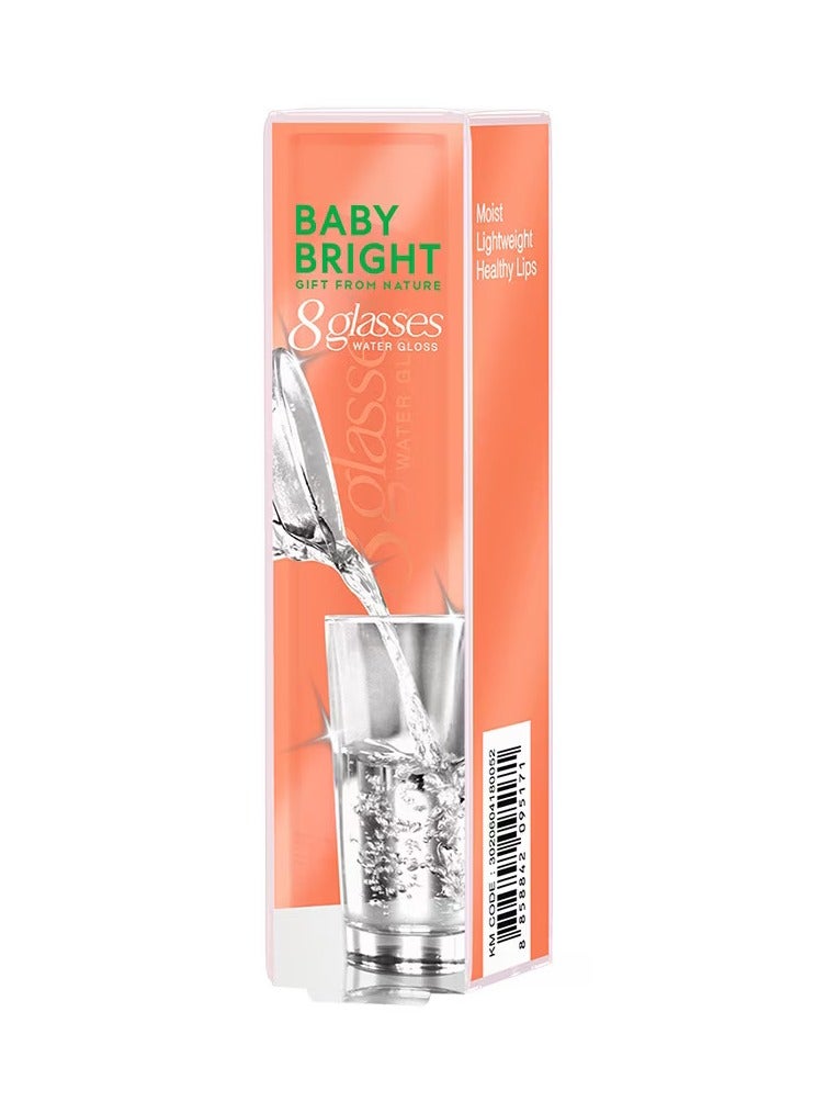 Baby Bright Baby Bright 8 Glasses Water Gloss Lip Balm – Hydrating & Lightweight Moisture Stick for Smooth, Glossy Lips  - Image 2