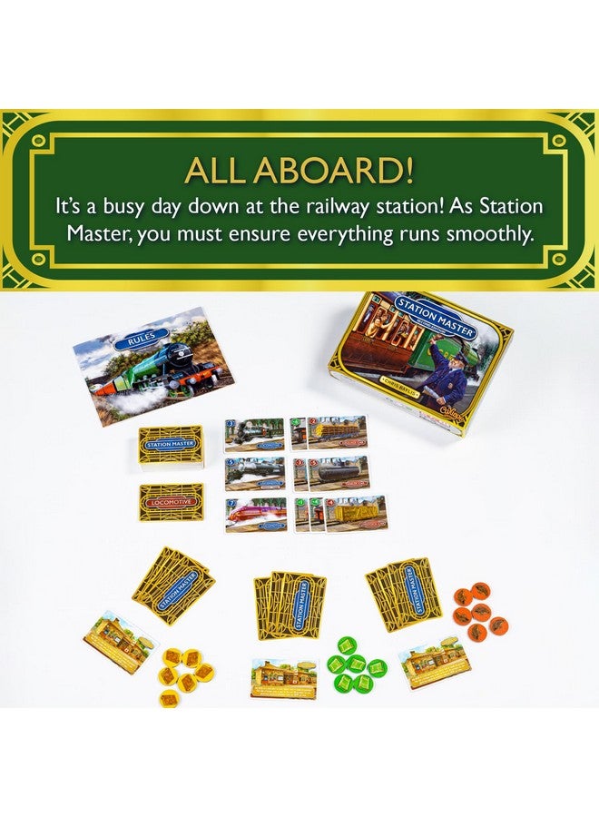 Calliope Games Station Master - Railroad Strategy Board Game for Family Game Night - Fun for Kids & Adults - 2-6 Players - from The Makers of Tsuro and Roll for It! - Image 2