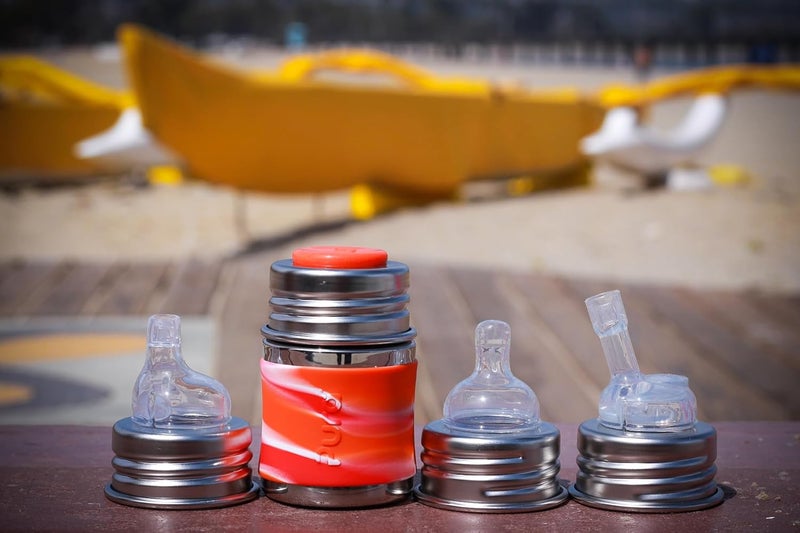 Pura Kiki Bottle Silicone Sealing Disks  PlasticFree Medical Grade Unbreakable Airtight  Baby Formula Milk Food Storage Breastmilk Storage for Travel  Moss  Mint - Image 2