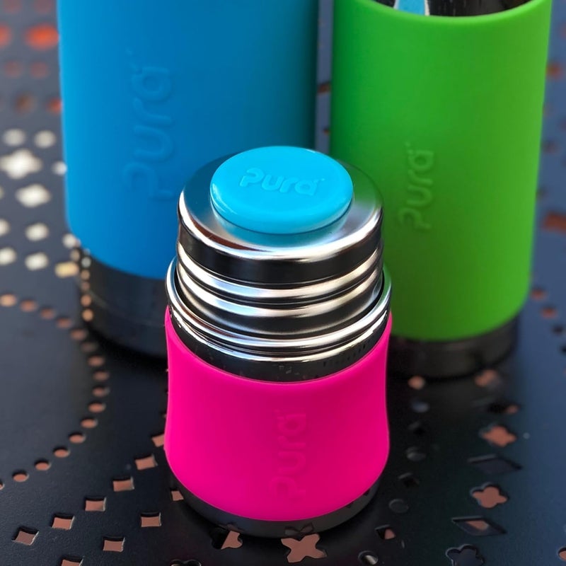 Pura Kiki Bottle Silicone Sealing Disks  PlasticFree Medical Grade Unbreakable Airtight  Baby Formula Milk Food Storage Breastmilk Storage for Travel  Moss  Mint - Image 4