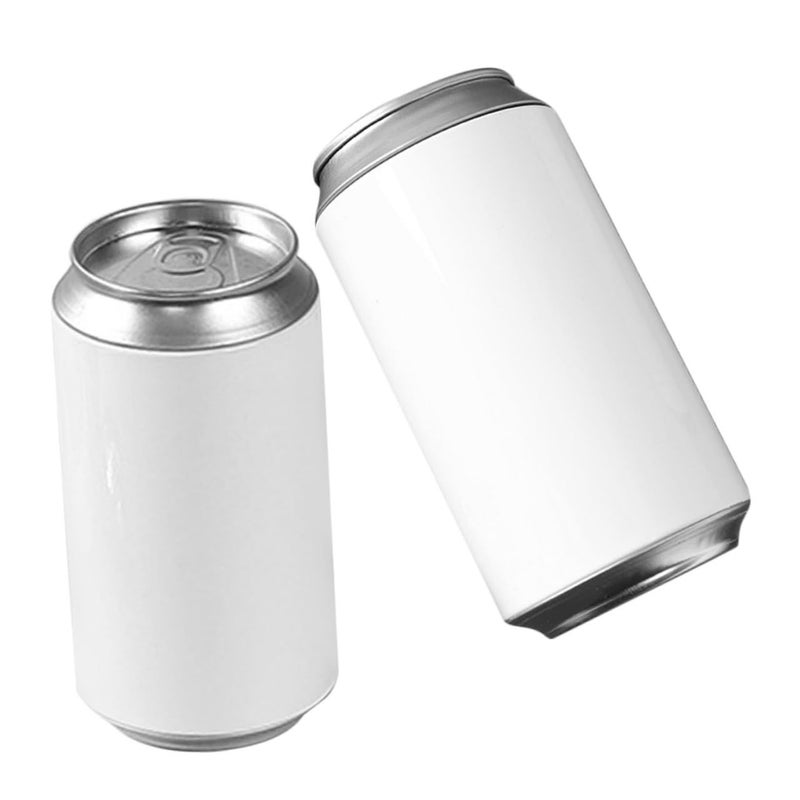 2Pcs Airtight Metal Storage Tins Mini Sealed Containers For Travel Kitchen Coffee - Image 2