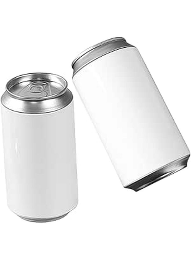 2Pcs Airtight Metal Storage Tins Mini Sealed Containers For Travel Kitchen Coffee - Image 1