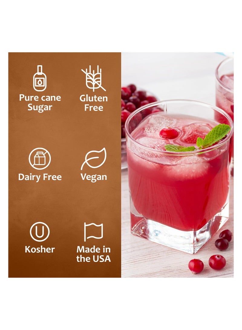 Syruvia Syruvia Cherry Syrup - 750 ml . Premium Flavoring Syrup for Tea, Italian Sodas, Beverages, Desserts, Ice Cream, Cocktails, and Mocktails. Kosher and Gluten-Free.  - Image 4
