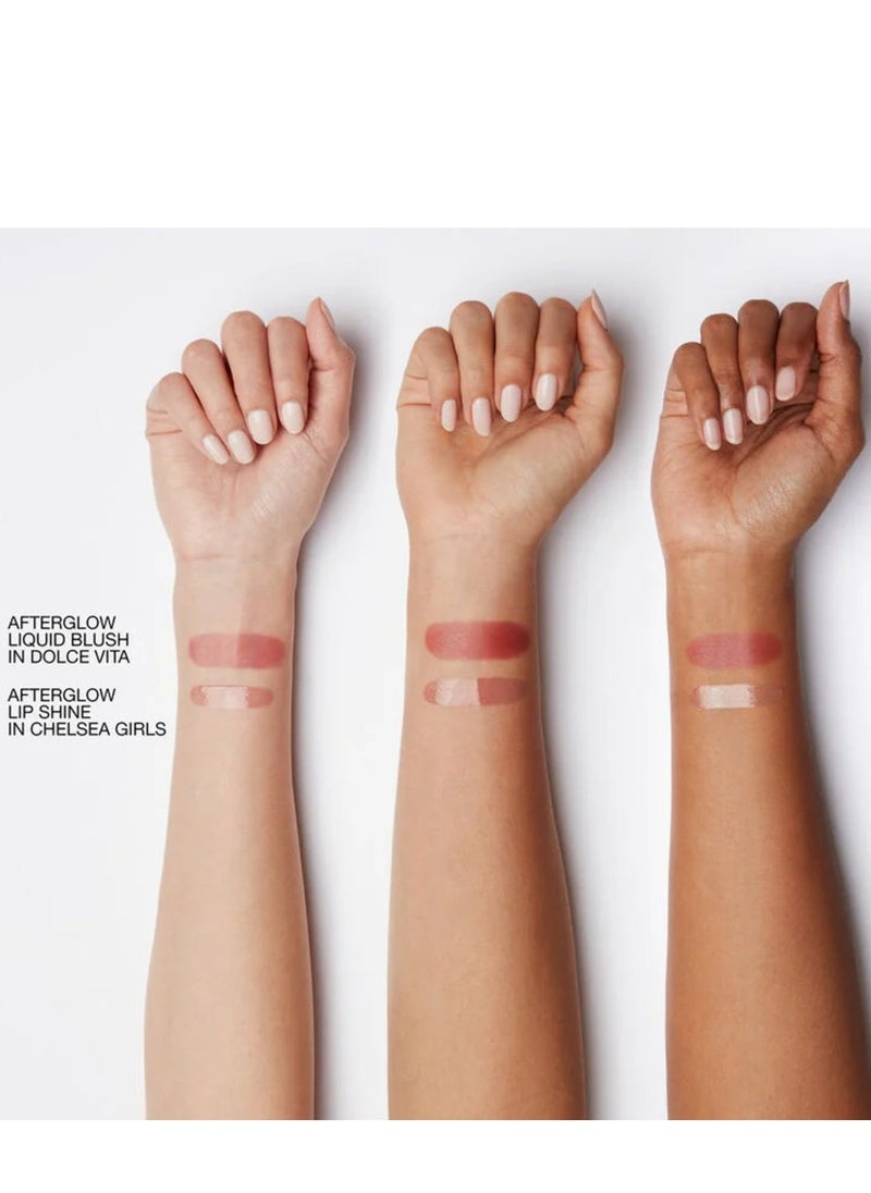 NARS Cosmetics - Mini Afterglow Liquid Blush & Lip Shine Duo- Dolce Vita/Chelsea Girls - Image 1