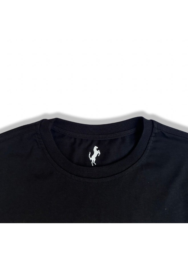 Horse Polo Round Neck T-Shirt Black Printed, Skateboarding - pzsku/Z710D2EC8D193D6061F70Z/45/_/1710343818/4eaf2b1c-13c4-48da-9dcc-d7f24191290b